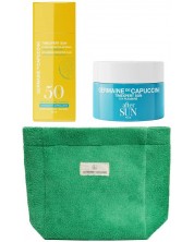 Germaine de Capuccini Set Love Sun - Fluid SPF50 i losion za lice, 2 х 50 ml + Torbica